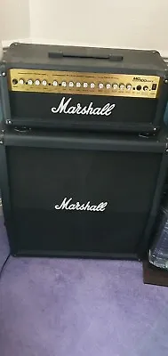 £120 • Buy Marshall MG100HDFX + Marshall MG412A Cabinet