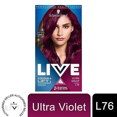 Schwarzkopf Live Range Intense Hair Colours Permanent Or Semi-Permanent Hair Dye • £8.99