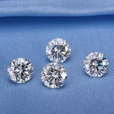 Size 3~20mm White Loose Moissanite Stone D Color Round VVS1 With Certificate • $12.60