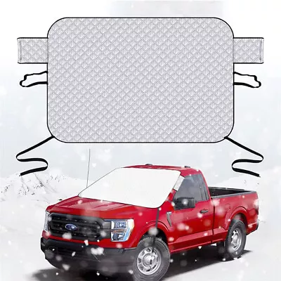 For Ford Truck Car Windshield Snow Cover Frost Guard Winter Sunshade Protector • $16.14