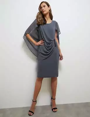AU 10 - NONI B - Womens Dress -  Side Wrap Applique Dress • $269.99