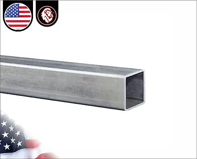 1-1/4  Galvanized Square Steel Tube - 16 Gauge - 72  Inch Long (6-ft) • $28