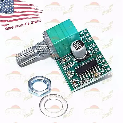 PAM8403 3W Stereo Audio Power Amplifier Board Module With Volume Control Pot US • $5.69