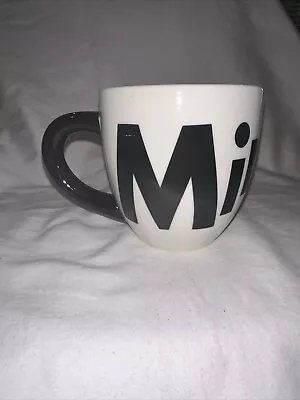 Large Minnie Mouse Mug Disney Parks 20 Oz Purple White Black Cup. • $19.99