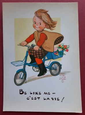 £2.49 • Buy Artist Mabel Lucie Attwell Be Like Me C'est La Vie B110