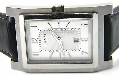 E Men Vintage Tourneau Acura Curved Rectangle Tank Clean Swiss Watch Working Lot • $124.99