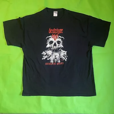 DESTROYER 666 2010 TOUR T Shirt Venom Slayer Destruction Black Thrash Metal • $75