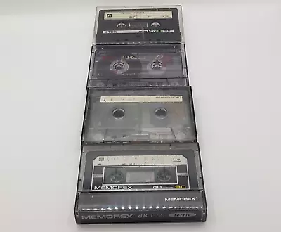 TDK Used Blank Audio Music Tapes Cassettes X 4 C60 C90 C120 • £7.99