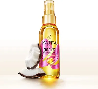Pantene Pro-V Coconut Infused Hair Oil 100ml For Dry Damaged Hair Leave-In  • £6.85