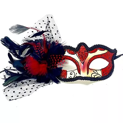 Women's Masquerade Mask Venetian Halloween Wedding Mardi Gras Costumes Party • $11.97