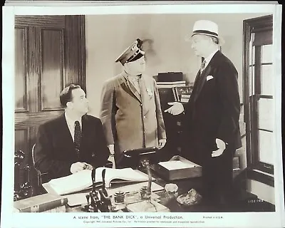 The Bank Dick 8 X 10 Still 1940 W.C. Fields Grady Sutton! • $22.39