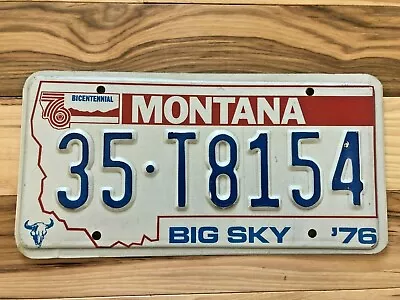 1976 Montana Big Sky License Plate • $14.99