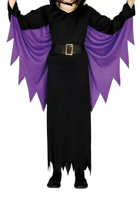 Girls Halloween Vampire Witch Queen Fancy Dress Costume Age 9-10-12 New • £9.99