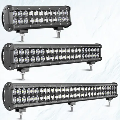 LED Work Light Bar 6 7 10 12 20  28  30Inch Spot Flood Combo Offroad Driving Fog • $44.98