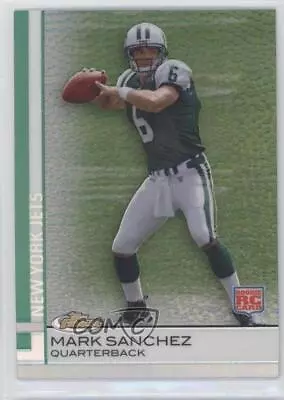 2009 Topps Finest Pigskin Refractor Mark Sanchez #80 Rookie RC • $3.42