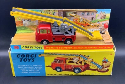 £125 • Buy Corgi 64 Working Conveyor On Jeep FC150 - VN Mint In Original Box & Perfect Belt