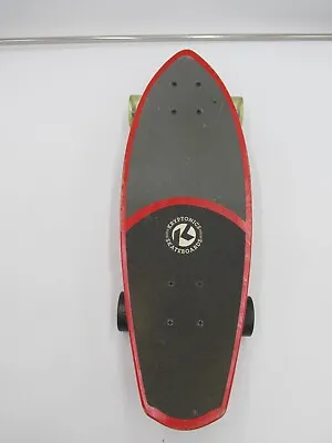 Kryptonics Mini Fat Cruiser California Skateboard 23  Red/blk • $15.99