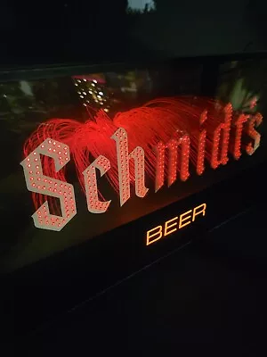 Vintage Schmidts Beer Motion Light Illuminates / Color Wheel Motor Not Working • $31