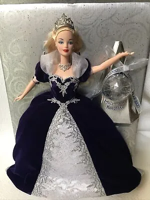 Millenium Princess Barbie W/ Happy New Year 2000 Keepsake Ornament NO Box • $24.99