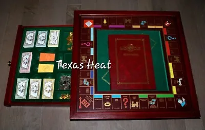 Franklin Mint Monopoly Deluxe Wood Board Game Collector's Edition 1991 • $249.99