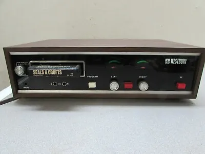 Vintage Mid Century Mod Audio Westbury Model 4100 8 Track Tape Player Recorder • $72.50