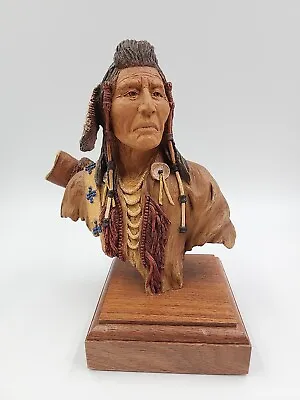 Mill Creek Studios IRON SHIRT Comanche Chief Sculpture Mint Condition • $75