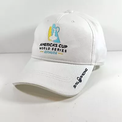 America’s Cup World Series Bermuda Event Cap Hat Strapback White Sail Racing  • £18.99