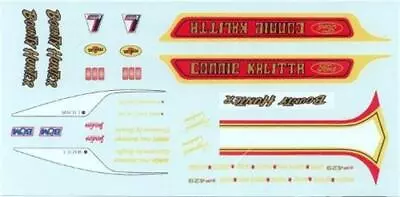 Yesteryear Connie Kalitta Bounty Hunter Mustang F/C Drag Decal • $18