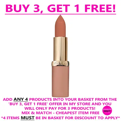 L'Oreal Color Riche Ultra Matte Lipstick - No Obstacles • £4.49