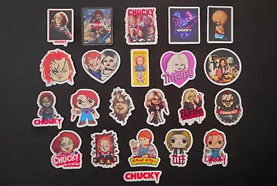 Chucky Stickers Child's Play Decals Horror Tiffany Bride Of Chucky Good Guy • $4