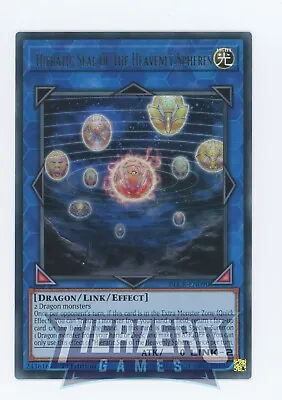 Yugioh Hieratic Seal Of The Heavenly Spheres BLCR-EN090 Ultra Rare 1st Edition • £1.79