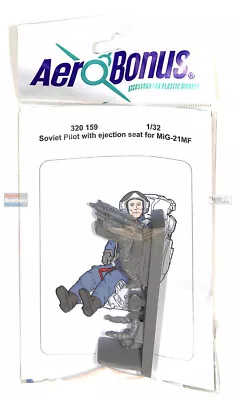 ARSAB320159 1:32 AeroBonus MiG-21MF Fishbed Soviet Pilot With Ejection Seat • $29.74