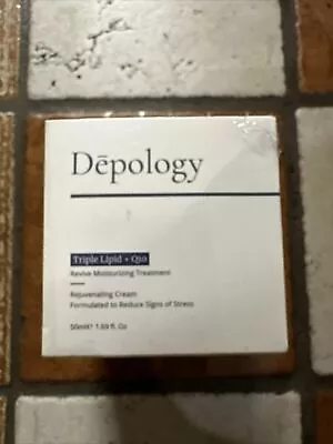 Depology TRIPLE LIPID+Q10 REVIVE MOISTURIZING TREATMENT CREAM New In Box; 50 Ml • $36.99