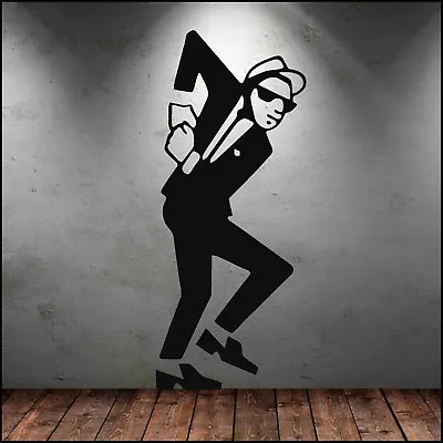 £8.49 • Buy Large Ska 2 Tone Dancing Man Walt Wall Sticker Matt Vinyl Decal  A4 - 6ft High 