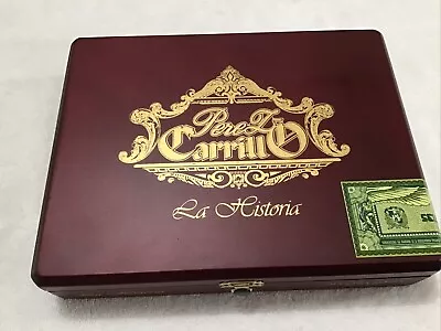 Perez Carillo La Historia Empty Cigar Box No Cigars Excellent Condition • $8.90
