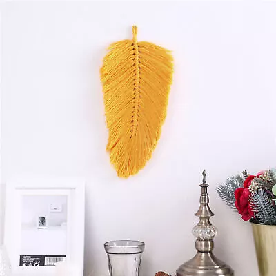 Macrame Wall Hanging Elegant Fine Workmanship Cotton Cord Nordic Style Tapestry • $10.02
