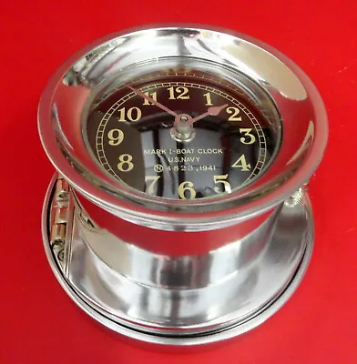 U.s. Navy Boat Clock Mk I 1941- New Condition • $125