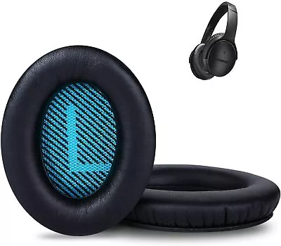 Bose QC35 Ear Pads Replacement Earpads Quiet Comfort QC35 QC35ii Cushions Black  • $28.35