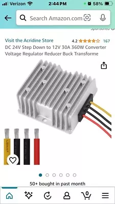Uxcell Voltage Converter Regulator 12v Reducer Buck Transformer • $5.79