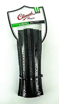 Clement Strada USH X'PLOR Tire 700x32c Clincher Folding 60 TPI Black Gravel • $21.84