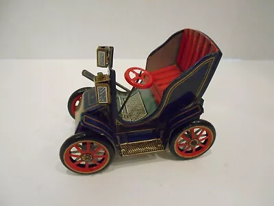 Vintage Trade Mark Modern Toys Lever Action Toy Tin Car - Japan - 5.5  Long • $7