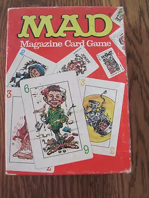 Vintage Mad Magazine Card Game 1980  Parker Brothers #724 Missing One Card • $20.50