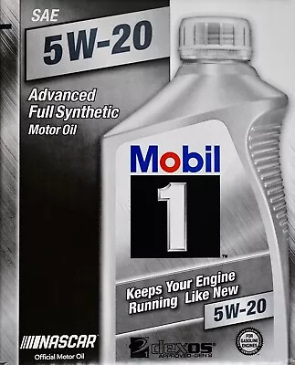 Mobil 1 Advanced Full Synthetic Motor Oil SAE 5W-20 Single Quart (946 ML) Bottle • $18.98