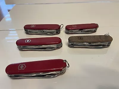 Lot Of 5 Four Layer Swiss Army Knives • $43