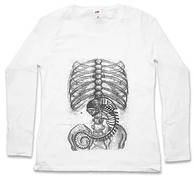 XENOMORPH ALIEN II WOMEN LONG SLEEVE T-SHIRT Ripley Saga Face Hugger Yutani • $28.59