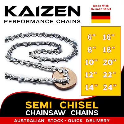 3 X KAIZEN Chainsaw Chain FIT 12  45L 3/8 LP 050 HUSQVARNA GMC RYOBI OZITO • $29.95