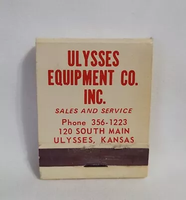 Vintage Ulysses Equipment International Harvester Matchbook Cover KS Advertising • $12.99