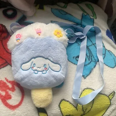 Small Fluffy Cinnamoroll Bag Sanrio Kawaii Plush Plushy Cute  • £16