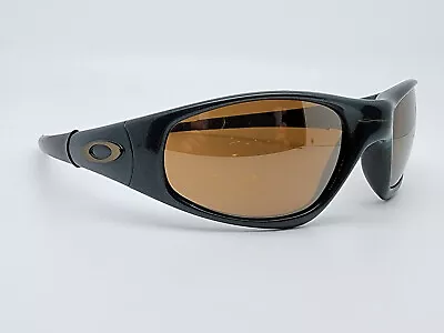 Oakley 04-036 Straight Jacket Gen 1 Emerald Frame Gold Iridium Lens Sunglasses • $265.99