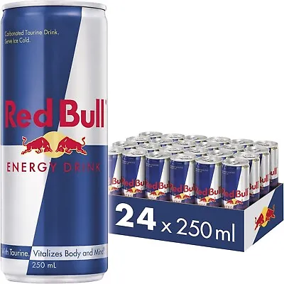 NEW-Red Bull Energy Drink 250ml 24 Pack-Free Shipping Au • $54.36